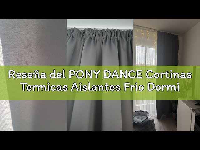 Vídeo relacionado con DONREN - Cortinas Opacas Rojas para Festivales de Navidad, Juego de 2 Paneles de Cortinas con Aislamiento térmico y Dobladillo para Barra, para Dormitorio (106,7 cm de Ancho x 160 cm de Largo)