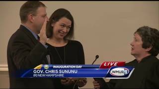 Governor Chris Sununu Takes Oath of Office