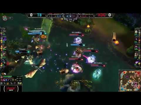 T8 Porpoisepops Khazix VS XDG Xmithie Elise Game 1 Highlights   2014 NA CS Summer Playoff HQ