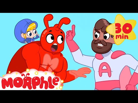 SUPERHERO MORPHLE VS MR ACTION My Magic Pet Morphle | Cartoons For Kids | Morphle | Mila and Morphle