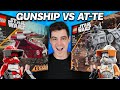 LEGO Star Wars AT-TE WALKER vs. CORUSCANT GUARD GUNSHIP Comparison! (75337 vs 75354)