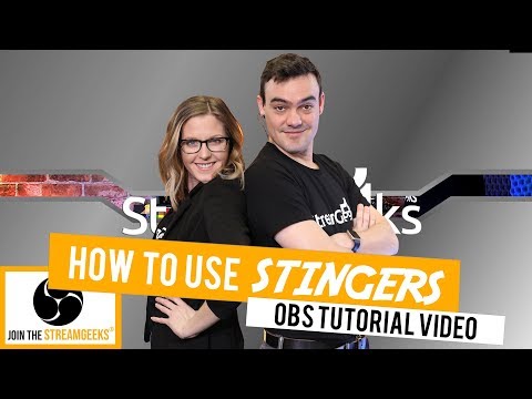 How to use Stingers in OBS