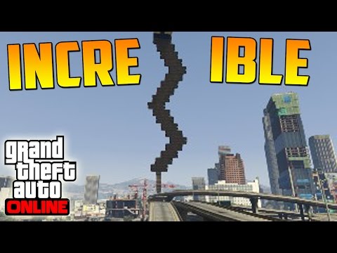 Steep Mega Ramp Bent! What?! - GTA 5 Online Funny Moments Gameplay (GTA V PS4 Race)