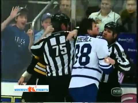 Shawn Thornton vs. Jay Rosehill-12-4-10