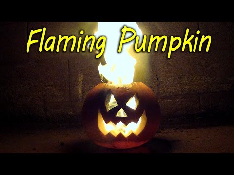 Halloween Special: How to Make a Flaming Pumpkin!