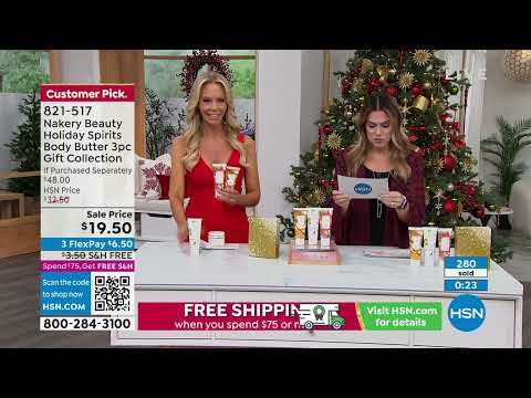 HSN | Nakery Beauty Gifts- All On Free Shipping 12.05.2022 - 12 PM