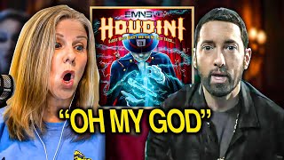 Mom REACTS to Eminem - Houdini [Official Music Video]