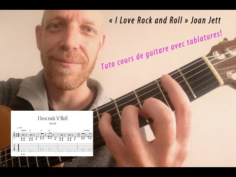 🎸 I Love Rock and Roll de Joan Jett, Tuto Cours guitare avec tablatures