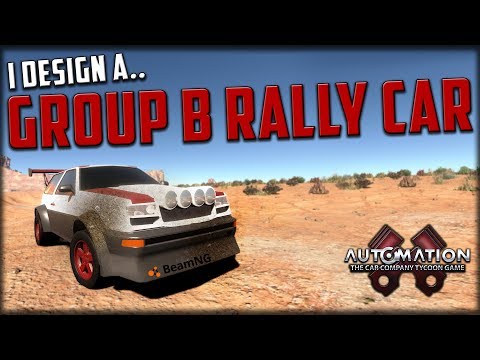 Building A Group B Rally Car In Automation / BeamNG
