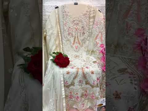 Ramsha R-562 Faux Georgette Wholesale Pakistani Suit – product video thumbnail