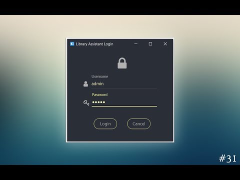 JavaFX Material Design Library Project #31 : Finishing Login UI