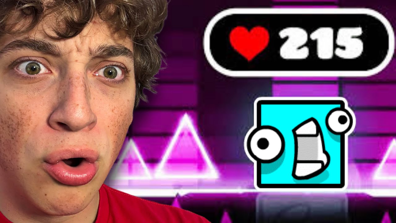 THIS GUY ALMOST DIED PLAYING GEOMETRY DASH...