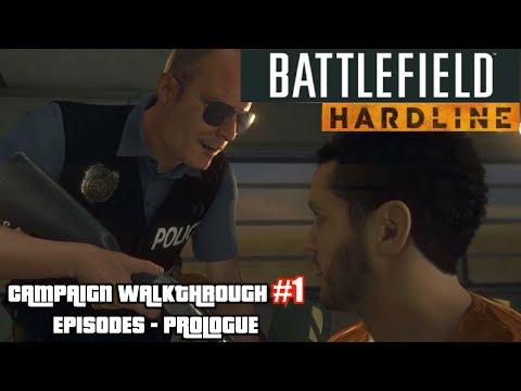 Battlefield Hardline "Prologue" Campaign Walkthrough #1 | Xbox One 1080p60