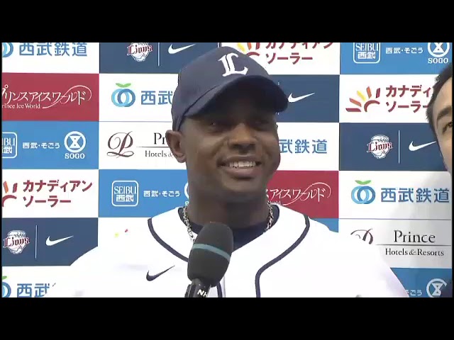ライオンズ・ヘルマン選手・西口文也投手ヒーローインタビュー 5月26日 埼玉西武ライオンズ 対 東京ヤクルトスワローズ