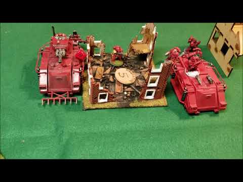 Batrep Warhammer 40k 8th Edition Blood Angels vs Eldar Biel Tan