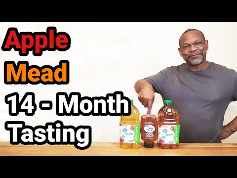 Apple Mead 14 Month Tasting