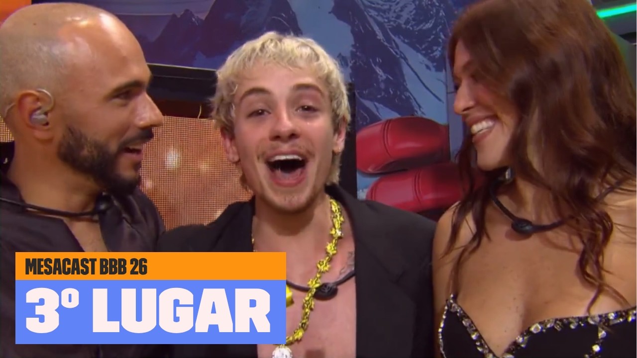 JULIANO é 3º LUGAR do #BBB26 | Big Show | BBB26 | Multishow