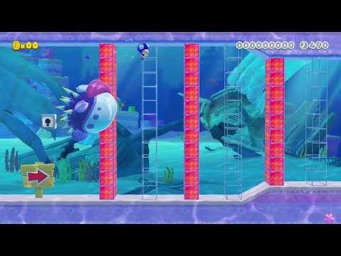 Porcupuffer Torture Chamber | Super Mario Maker 2