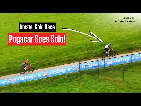 POGACAR ATTACKS SOLO In The Amstel Gold 2023