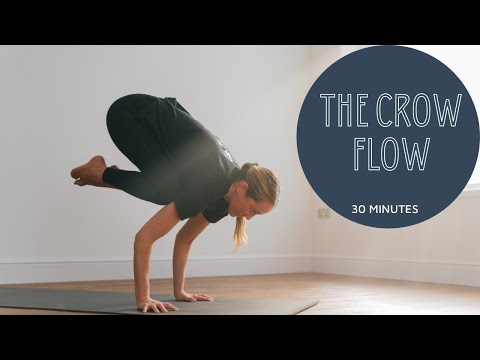 The Crow Flow | 30 Minute Awakening Yoga Vinyasa | Crow Yoga Flow