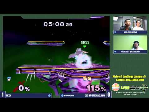 Melee @ LD Lounge #5 Singles LF: Mixx vs. SDMTV | Trichael Man - SSBM