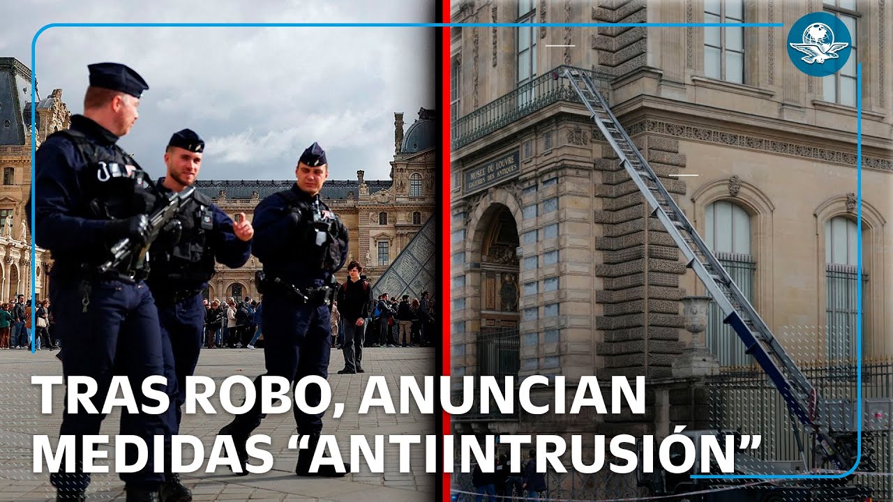 Francia anuncia medidas “antiintrusión” tras robo en el Louvre