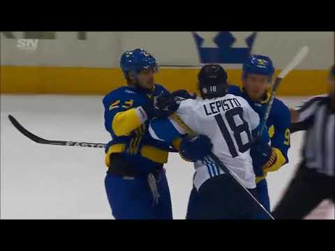 Game 7 World Cup of Hockey Team Finland vs Team Sweden  2016