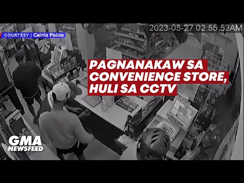 Pagnanakaw sa convenience store, huli sa CCTV GMA News Feed