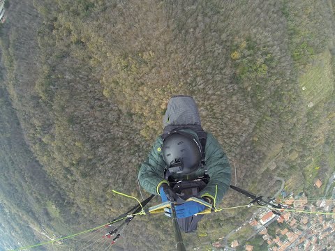 Paragliding the side of an active volcano!  Zafferana Etnea, Sicily, Italy