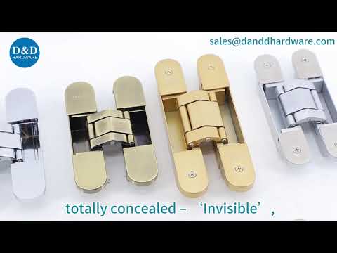 180 Degree Zinc Alloy Hardware Hidden Cabinet Pivot Stainless Steel Wood Iron Heavy Duty Door Invisible Concealed Cross Door Hinge