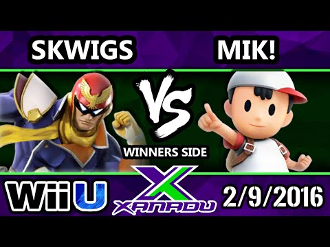 S@X 136 - Skwiggs (Captain Falcon) Vs. MiK! (Ness) SSB4 Touranment - Smash Wii U - Smash 4
