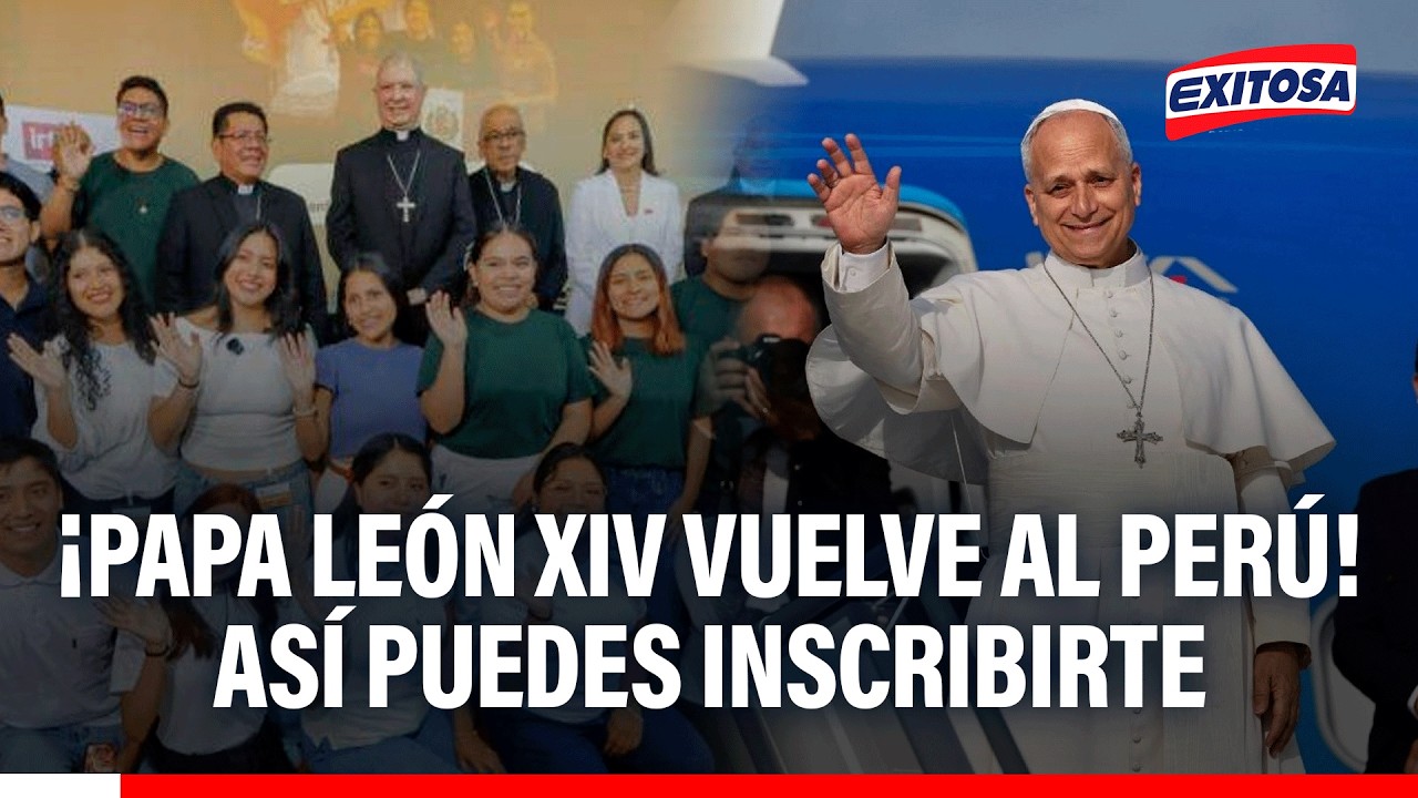 🔴🔵 ¡Papa León XIV vuelve al Perú!: Así puedes inscribirte como voluntariado