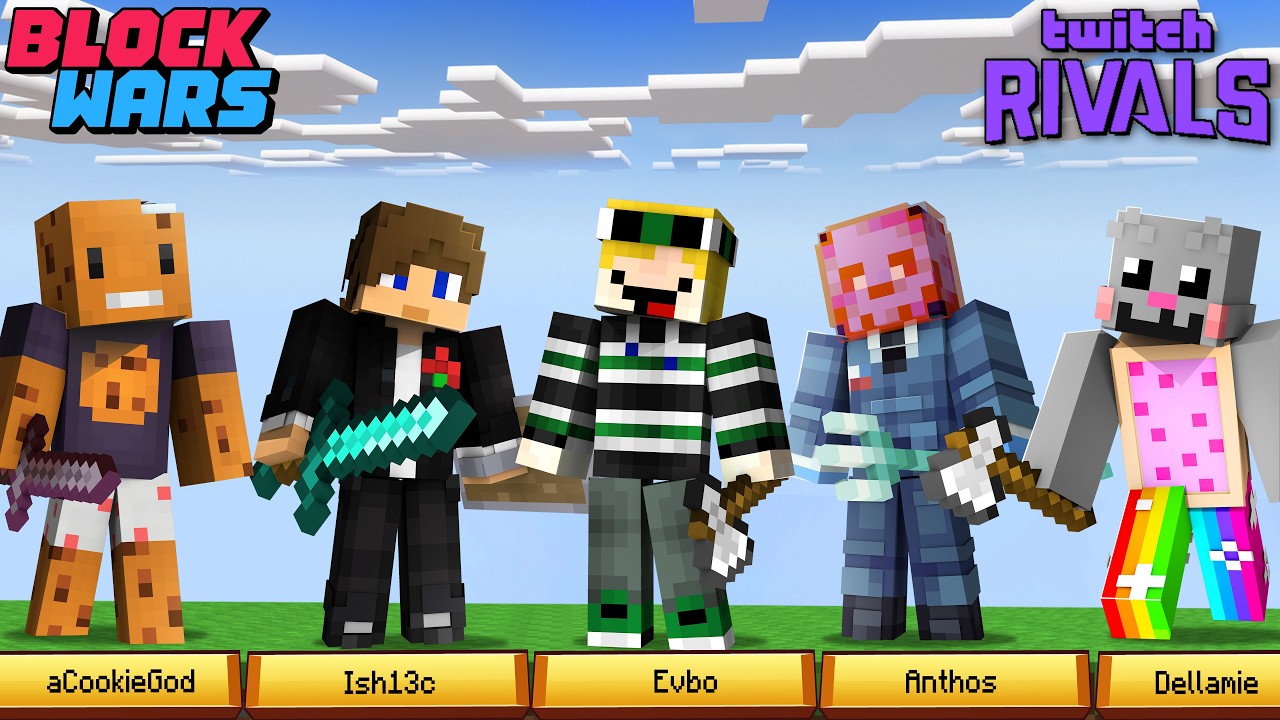 MINECRAFT BLOCKWARS EVENT - TWITCH RIVALS