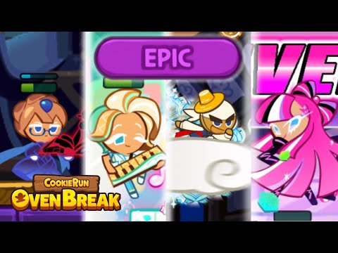 All Cookie Run Ovenbreak Epic Cookie Skills (Up to Mint Wafer Cookie)