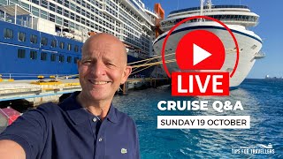 Cruise Q&A Live: Sunday 19 October 9am PT/ Noon ET/ 5pm UK