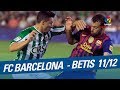 Highlights FC Barcelona vs Real Betis (4-2) 2011/2012