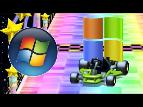 Windows 7 is in Mario Kart 7