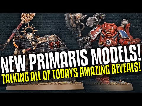 NEW Primaris Chaplain on a Bike & Techmarine Model Revealed! Silent King and the Void Dragon of Mars