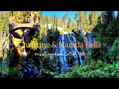 A visit to Christine and Narada falls,  Mt.Rainier National Park WA USA 🇺🇸