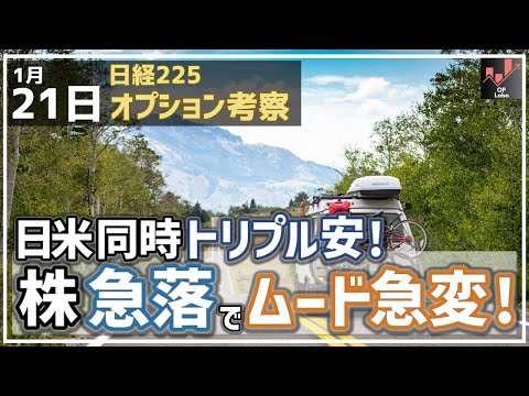 Nikkei 225 Options Analysis: Triple Falls in Japan and the US on January 21st! The Nikkei 225 Ave...