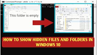 How to Show Hidden Files and Folders of USB Stick to Windows 10