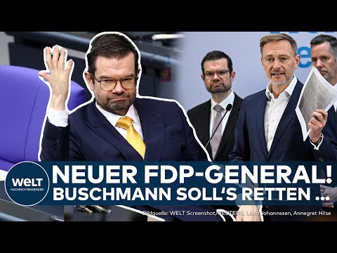 MARCO BUSCHMANN: Ex-Justizminister wird FDP-Generalsekretär! Kann Buschmann die Lindner-FDP retten?