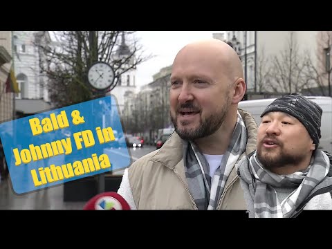 Bald and Bankrupt Lithuanian interview feat Johnny FD - Vilnius Exploration Lithuania - ENGLISH SUBS