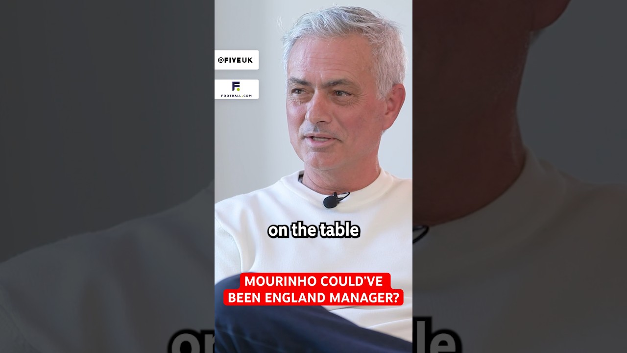 JOSÉ MOURINHO COULD’VE BEEN ENGLAND MANAGER? #five #shorts #josemourinho #england