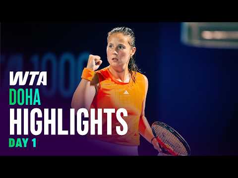 Day 1 in Doha featuring Kasatkina, Mboko, Parks and more | WTA Match Highlights