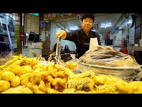 KOREAN STREET FOOD at Mangwon Market | BEST KOREAN FOOD Market In Seoul? SPICY Street Food in Korea