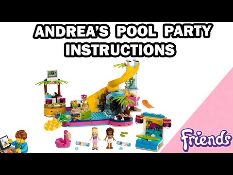 LEGO INSTRUCTIONS - Andrea's Pool Party - FRIENDS - LEGO Set 41374