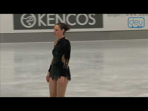Barbara HAUGHTON. Oberstdorf 2018. Bronze Ladies III B - Free Skating. 19 place