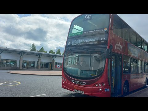 *INCREDIBLY RARE ON ROUTE 93* Go North East 6154/LJ62 KLS At Gateshead Interchange