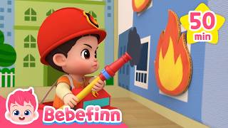 Download lagu Team Super Hero is on The Way! 🦸‍♂️🚨 | Bebefinn Nursery Rhymes and Stories for Kids mp3